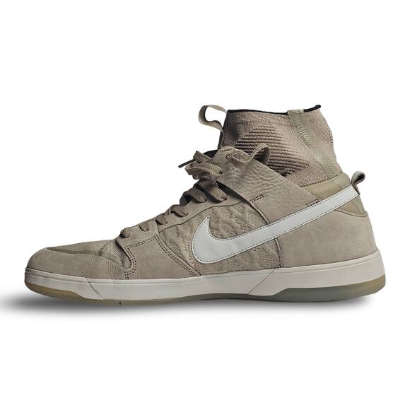 Nike SB Zoom Dunk High Elite Khaki | Size 12 US Men's | 917567-200 - Picture 2 of 10
